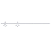 Kit Accessori per Porta Scorrevole 200 cm in Acciaio Bianco CFW7851116