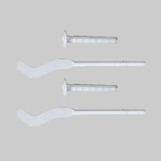 MENSOLA PER RADIATORI IN ALLUMINIO SEZIONE PIATTA 3 MM TF10/70B  Foro 10 mm  Prof. 85 mm  Tassello c.10x75  L. 70 mm     FISCHER