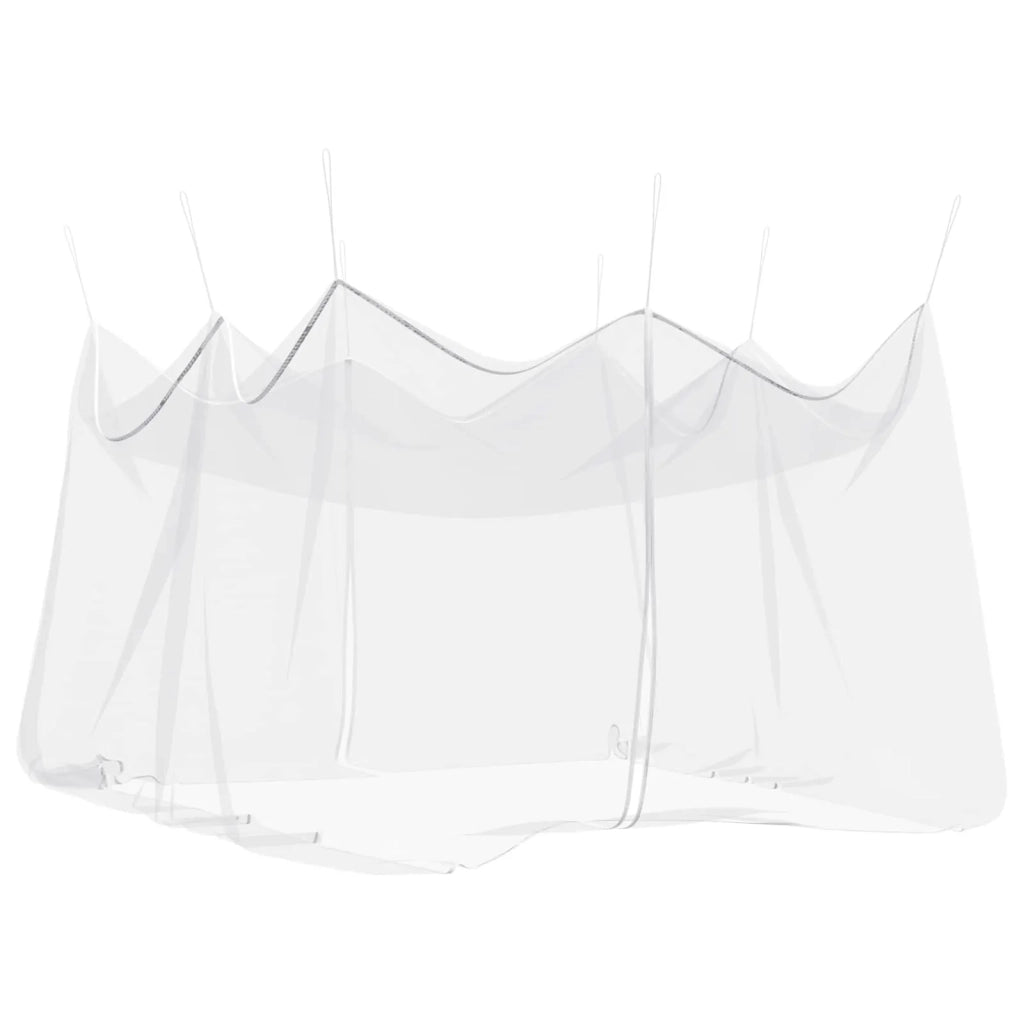 Zanzariera da giardino 156 Mesh Bianco 4 x 4 x 2,5 m Poliestere 42033541