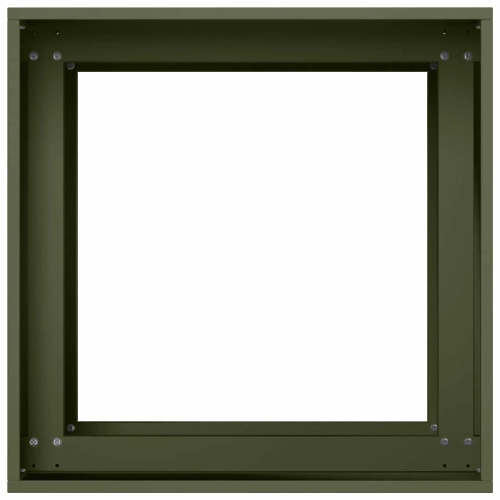 Vaso da giardino Verde Oliva 40 x 40 x 60 cm 8005879