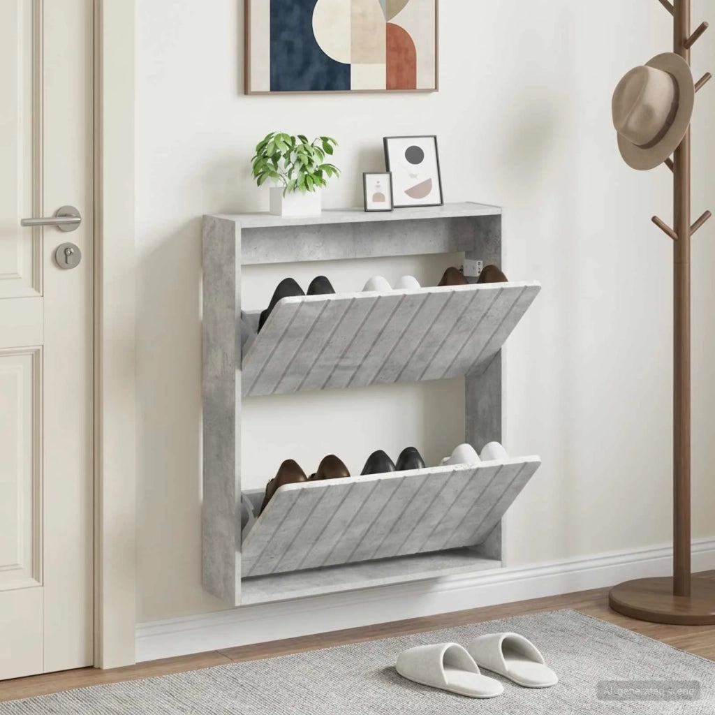 Mobiletto per Scarpe da Muro ZWOLLE 71 x 17 x 86 cm 896418