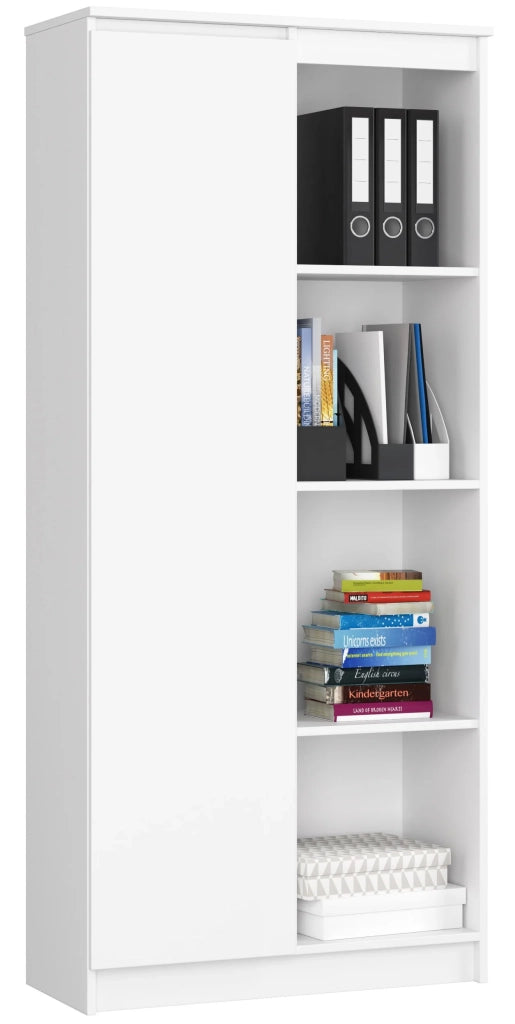 Armadio da ufficio AKORD R80 Bianca 80 cm 1 anta 80x35x180 cm