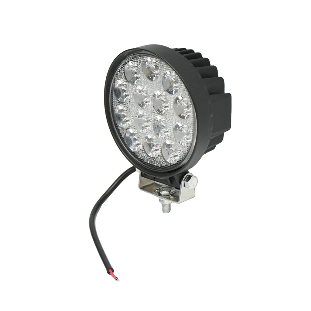 Lampada con 14 LED 10-30V 42W angolo di fascio 30 gradi tipo spot 114x114x61mm Breckner Germany