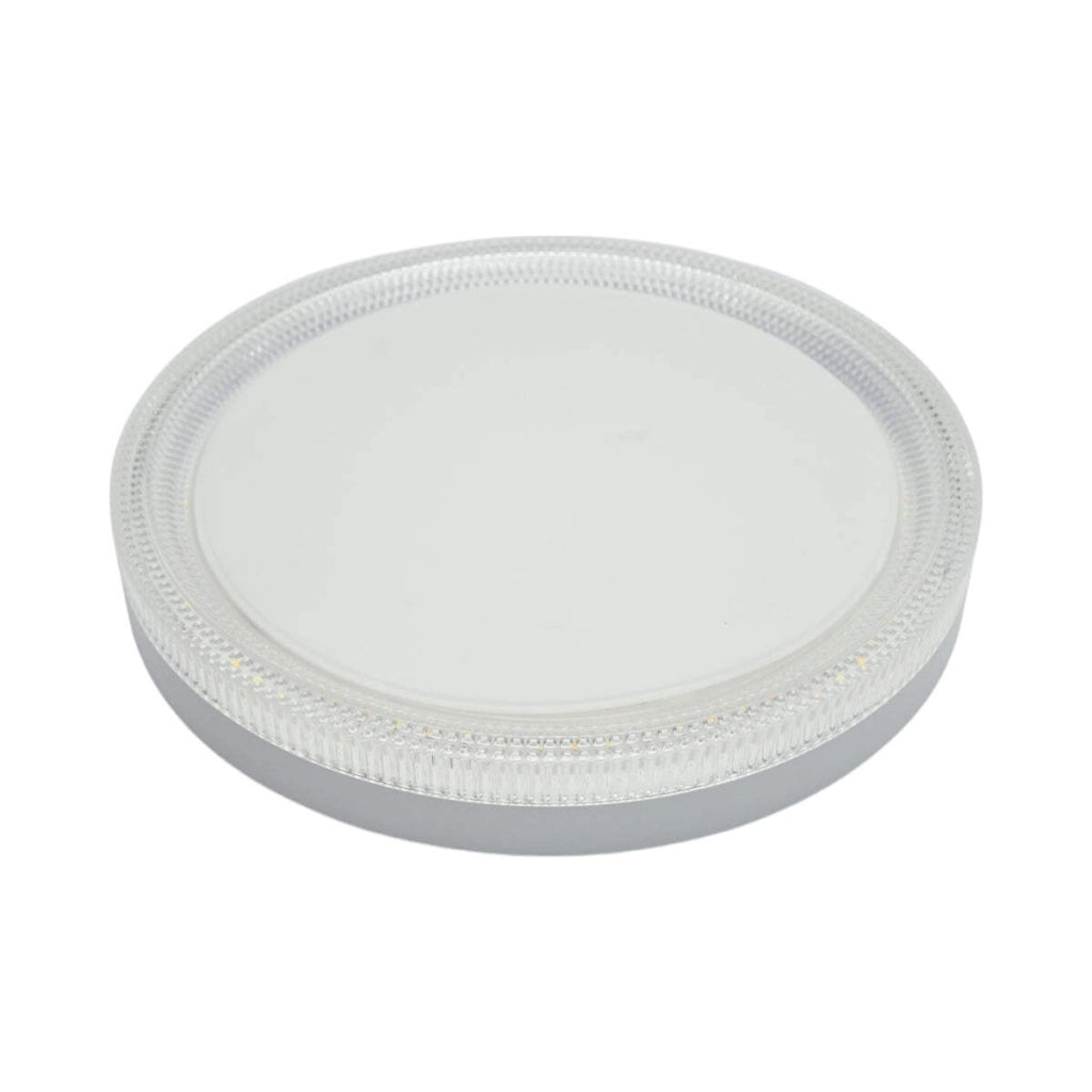 Plafoniera LED 48W, 220V, luce regolabile 3CCT 3000K/4000K/6500K, corpo rotondo 300x40mm, IP20.
