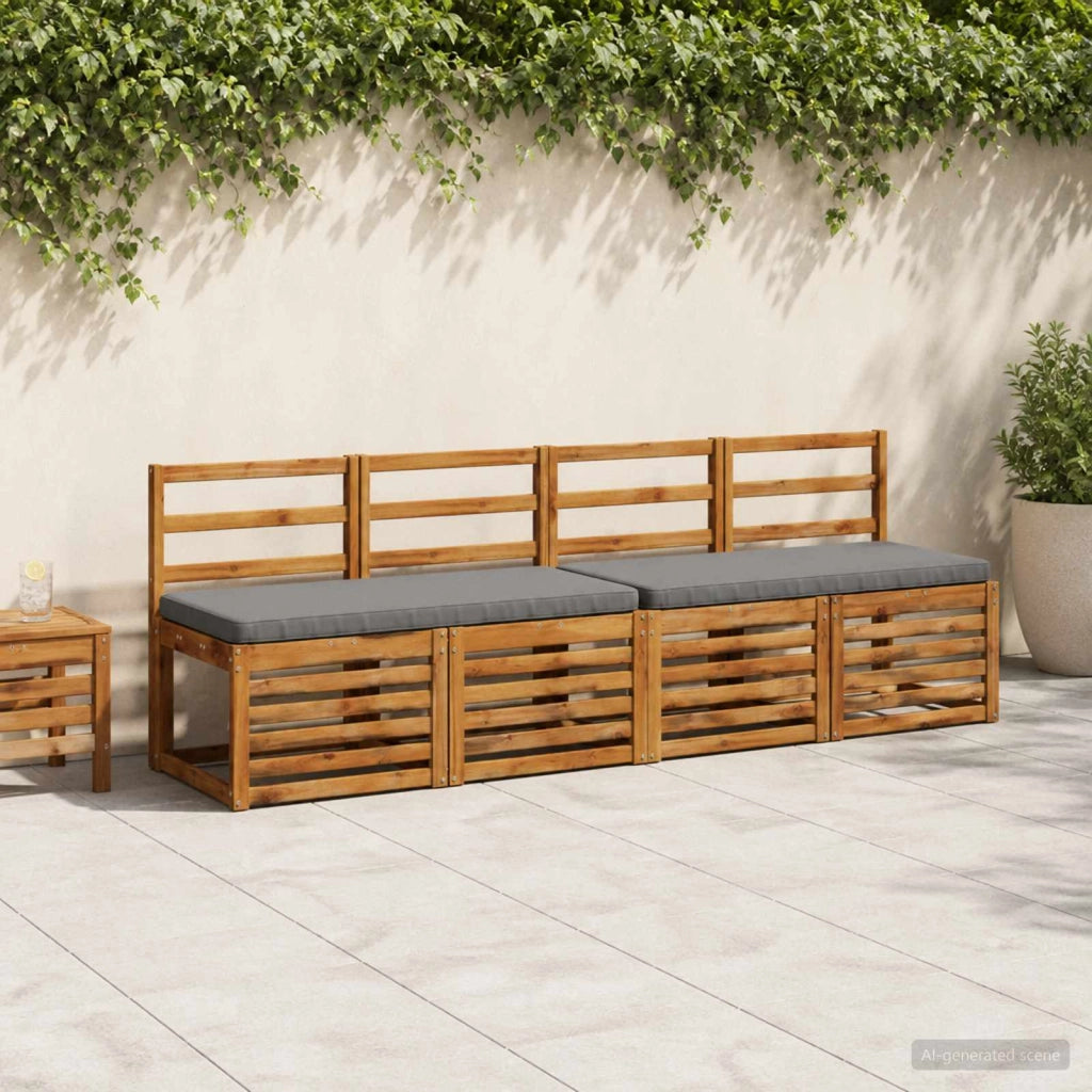 Cuscini per Panchina a 2 Pezzi VUGHT 2 pz 100% Poliestere 951769