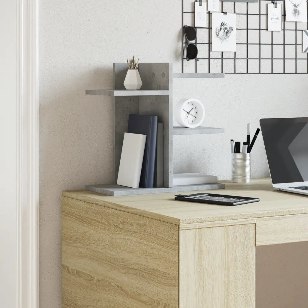 Organizer Scrivania Grigio Cemento 42x21,5x42 cm Multistrato CFW5881473
