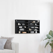 Armadio da parete  Nero in legno ingegnerizzato