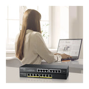 Zyxel GS1915-8 Switch gestito L2 Gigabit Ethernet (10/100/1000) Nero