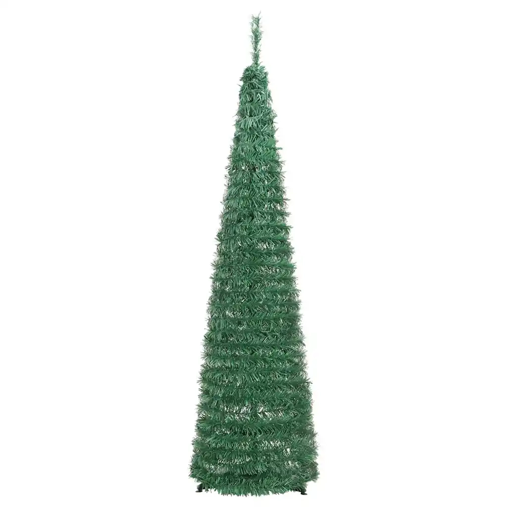 Albero di Natale | Decorazioni natalizie Artificiale Pop-up con 50 LED Verde 120 cm