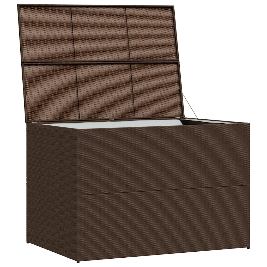 Baule da Giardino Marrone 150x100x100 cm in Polyrattan CFW9437188