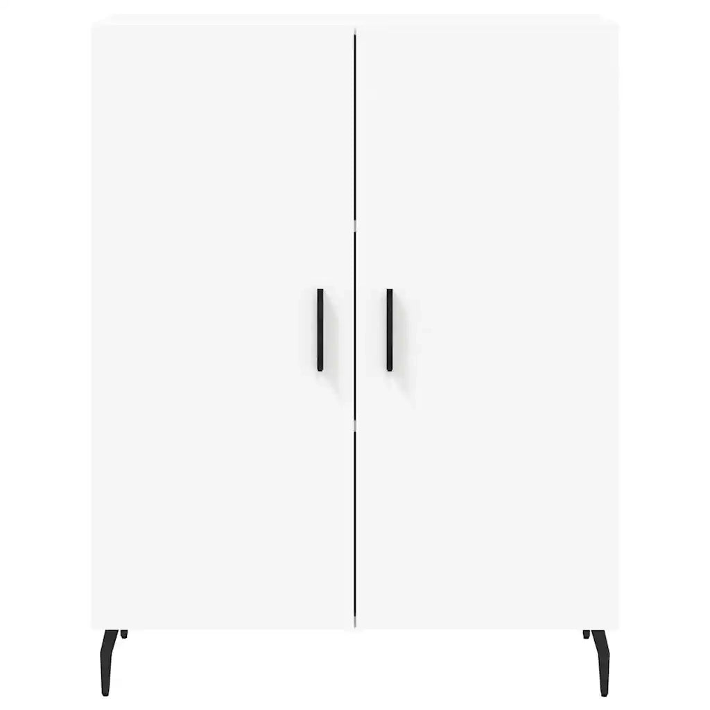 Credenza | Madia | Buffet da pranzo | Armadio da pranzo Bianca 69,5x34x180 cm in Legno Multistrato