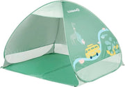 Tenda da spiaggia grande alta protezione UV SPF 50+ sistema Pop-Up colore verde B038205 Tenda da spiaggia