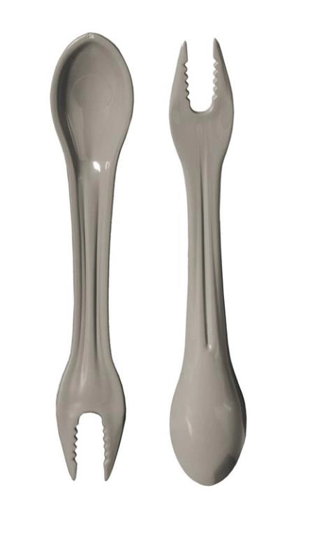 Posate in plastica Bali Tortora picker 6 pezzi blim veca