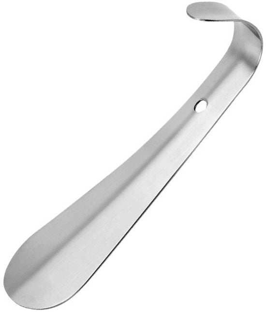 Scoiolo in acciaio inossidabile, lungo e piccolo, elegante, progettazione ergonomico, disegno curvo, con foro di appoggio, con gancio, facile da utilizzare
