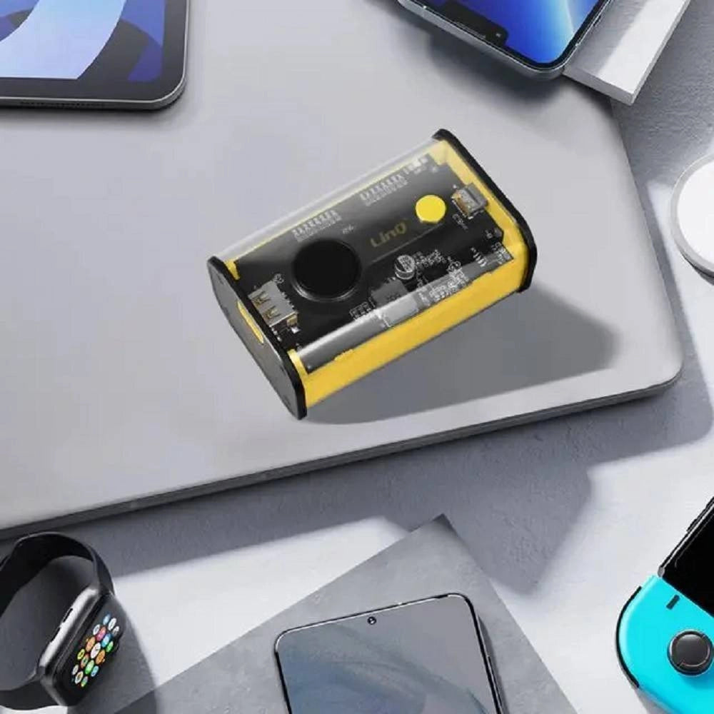 Trade Shop - Powerbank 16000mah Carica Rapida Usb-c 20w + Usb 22.5w Con Display A Led Tm16000 -