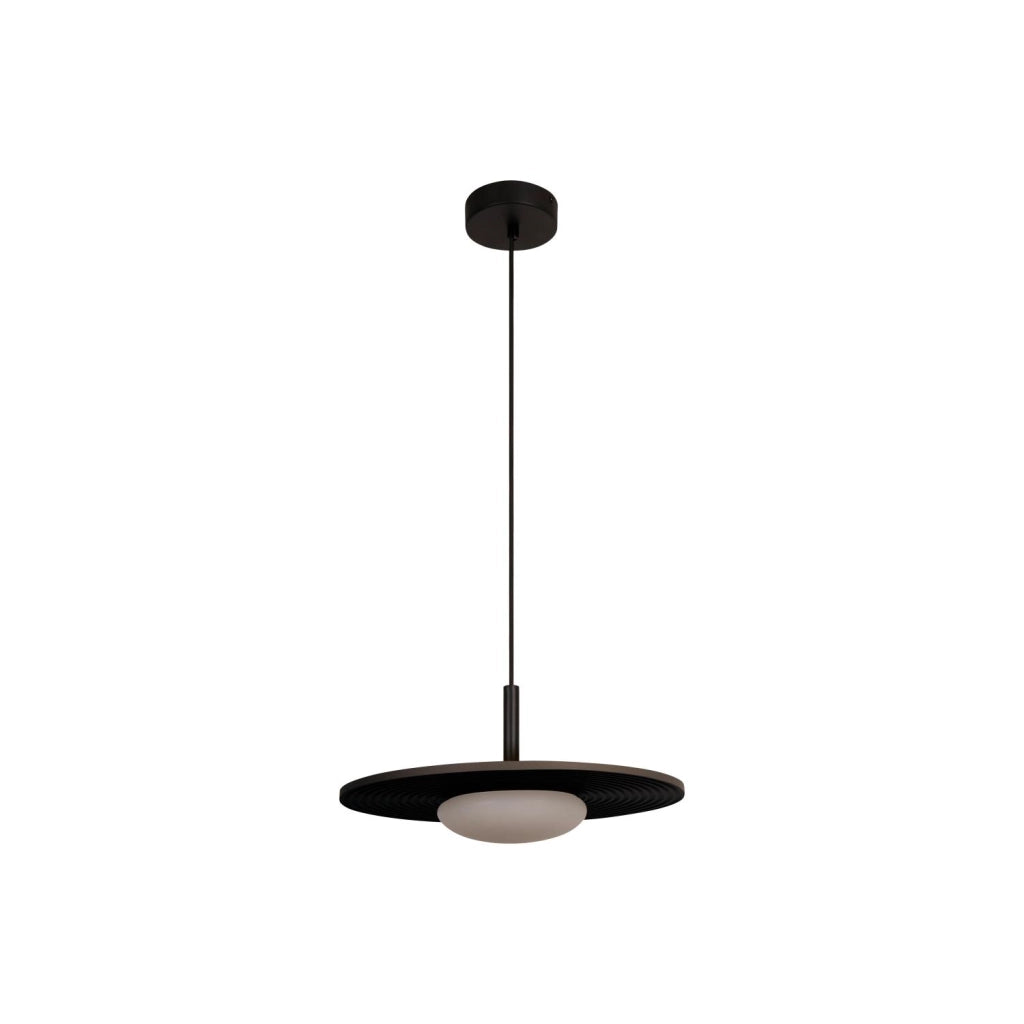 Lampada a sospensione CARMINO LED 8W taupe legno Lucide
