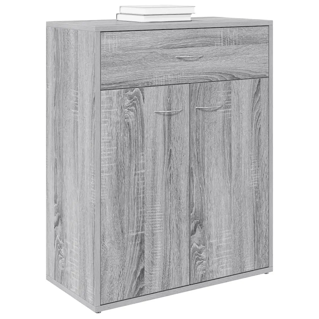 Credenza | Madia | Buffet da pranzo | Armadio da pranzo Grigio Sonoma 60x30x75 cm in Legno Multistrato