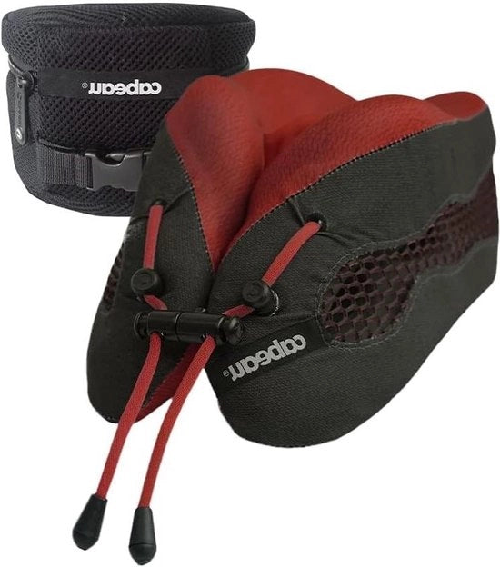 Aperture di ventilazione rinfrescante - Guscio di supporto cool Nekkussen con schiuma di alta densità con chiusura regolabile - Comodo per viaggi - Borsa da trasporto inclusa