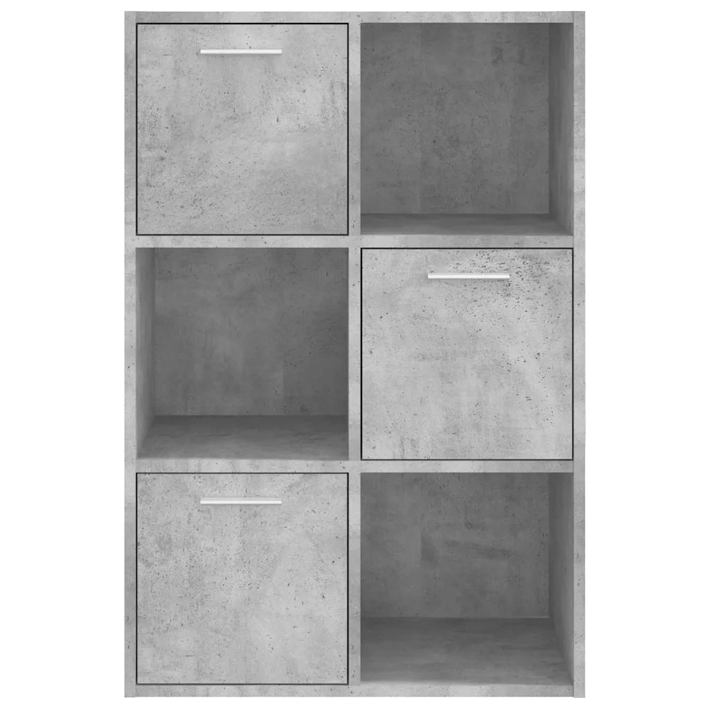 Armadietto Grigio Cemento 60x29,5x90 cm in Legno Multistrato CFW8795532
