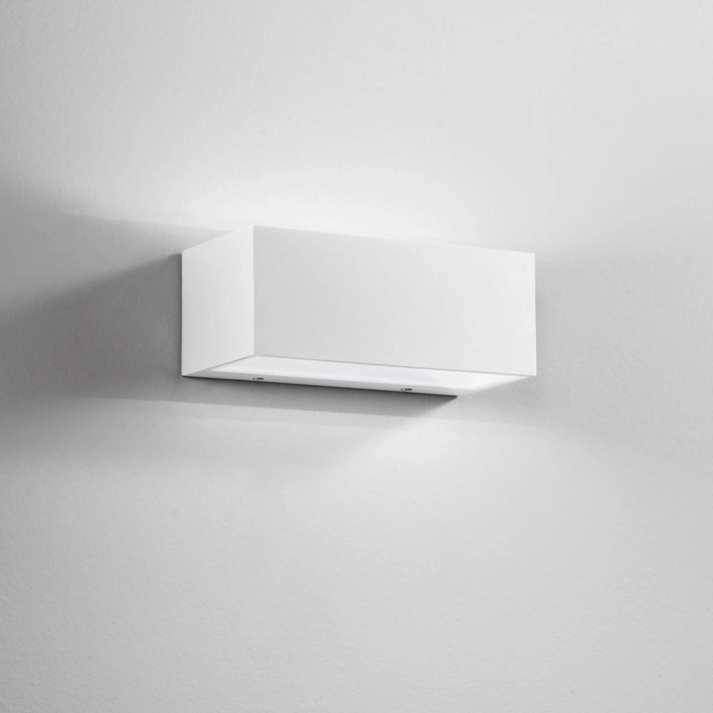 APPLIQUE BIEMISSIONE LED TWIN BIANCA 18W 2150LM CCT 3000K / 4000K IP54 22X8,5X10,3CM
