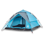 Tenda a Cupola da campeggio | Tenda da campo 4 Persone Blu a Rilascio Rapido
