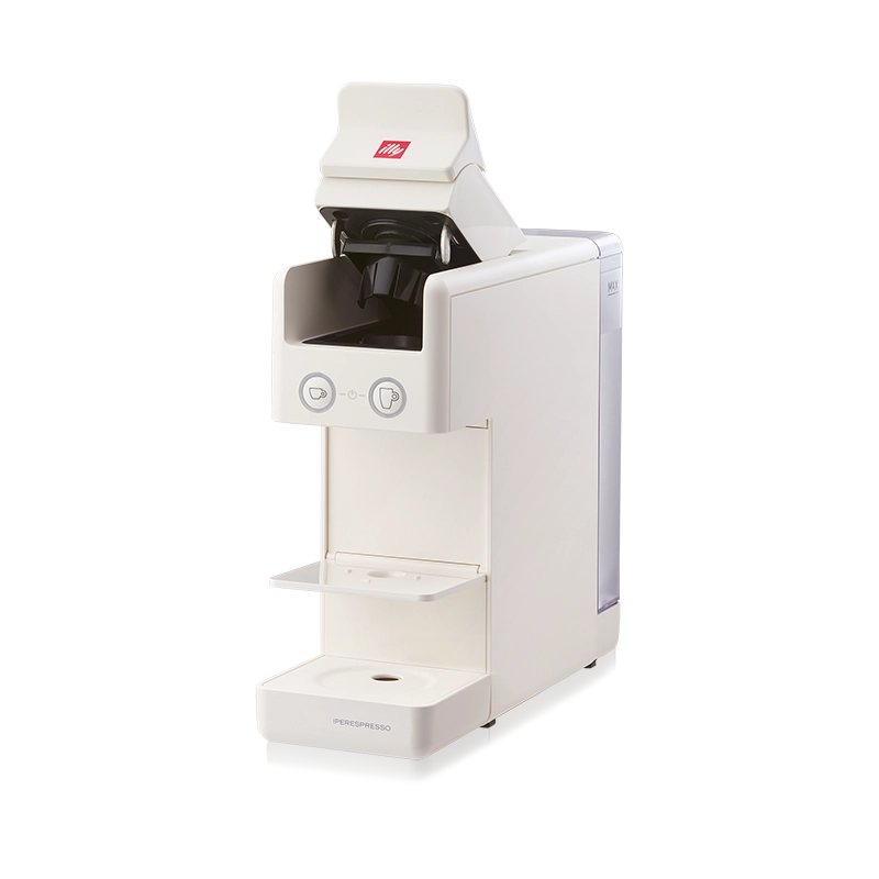 Illy caffè, macchina da caffè a capsule iperespresso y3.3 bianca 60558