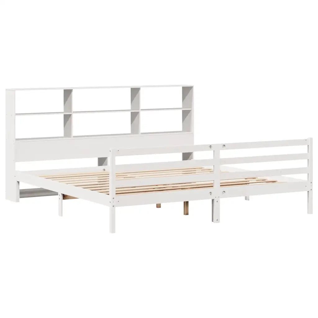 Giroletto con Libreria senza Materasso 180x200 cm in Legno Pino 3321906