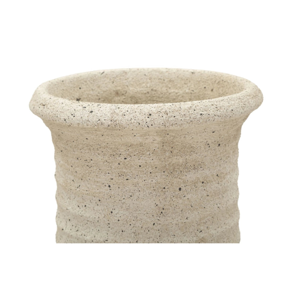 Vaso Decorativo VKH1036, Beige, Poliresina, 24,5x24,5x97 cm