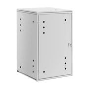 Contenitore/ripostiglio per rifiuti 240 litri fori di ventilazione acciaio inox 201 argento metallizzato 14_0008482