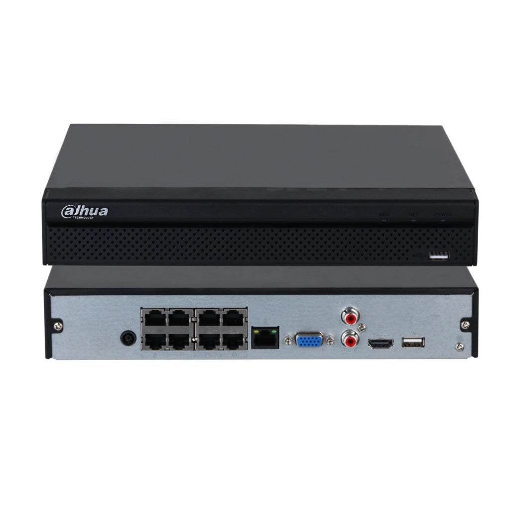 Dahua Nvr 8 canali PoE Lite NVR2108HS-8P-4KS3
