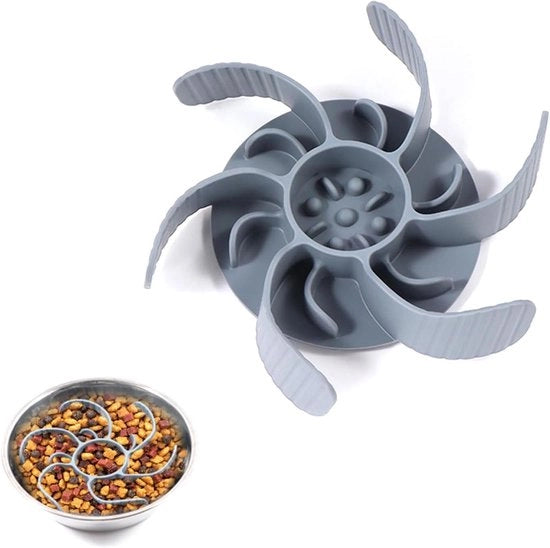 Slow Feeder per Cani con Fissura - Anti-Schizzo per Cani e Gatti con Silicati - Stimola la Digestione