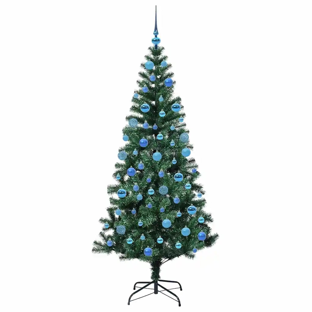 Albero di Natale | Decorazioni natalizie artificiale con luci integrate Verde 180 cm