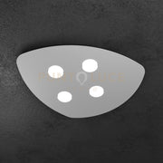 SHAPE APPLIQUE-PLAFONIERA 4 LUCI GRIGIO 1143-4-GR