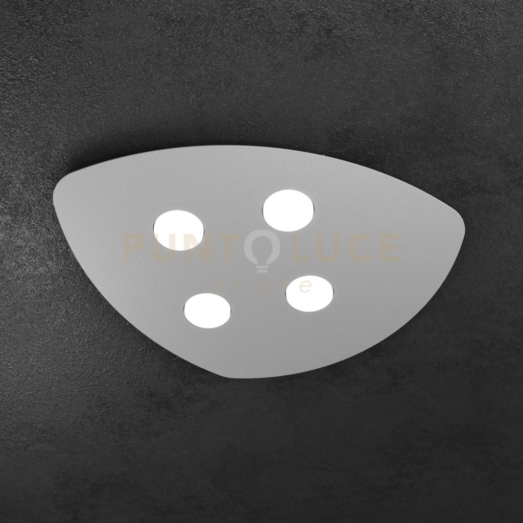 SHAPE APPLIQUE-PLAFONIERA 4 LUCI GRIGIO 1143-4-GR