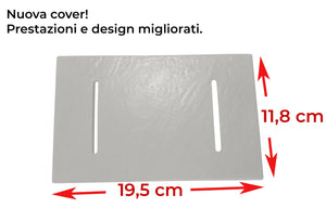 Piatto Doccia 90x120 cm Effetto Pietra Stone Bianco