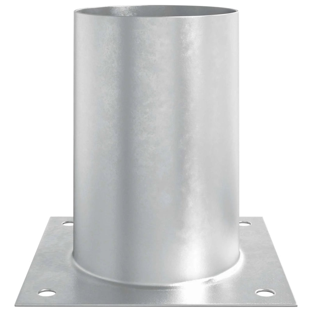Ancora rotonda per terreno 4 pcs Argento 15 x 15 x 15 cm