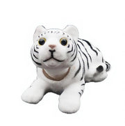 Decorazione per Auto - Testa di Tigre - Decorazione per Auto - Decorazione per Ufficio - Leggero - 10,5x5,5x6,5cm - Ornamento per Auto