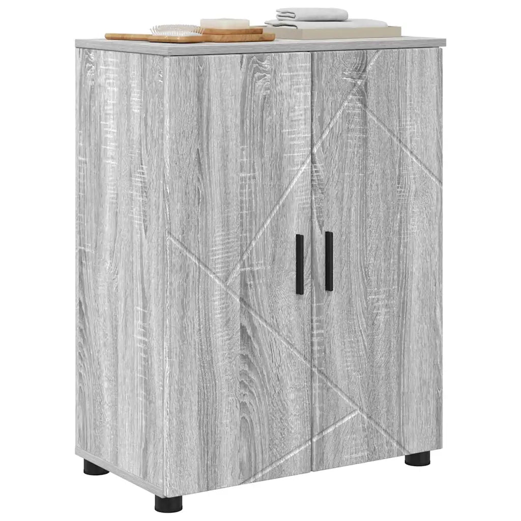 Mobile da Bagno con archiviazione Grigio Sonoma 60 x 35 x 80 cm 883310
