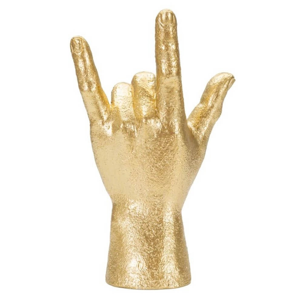 Scultura decorativa mano Yeah cm 14,5X7X23 - YELLUS