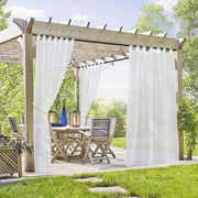 Bordi di recinzione acqua resistenti - 2 pezzi - 137 cm larghezza x 243 cm altezza - Semi-trasparenti - Zonere - Rimovibili con bavetta autoadesiva - Recinzioni per giardino