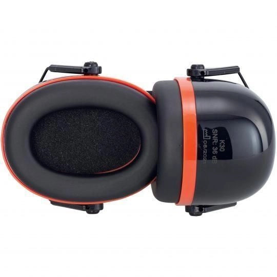 Uvex 2630030 K-Series10 Cuffie antirumore a padiglione pieghevoli SNR 36 dB colore Nero Rosso