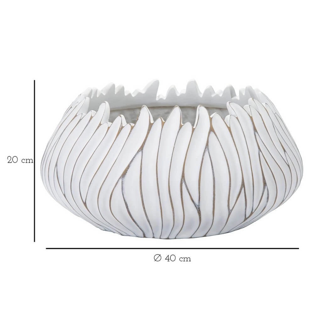 Vaso Resina cm Ø 40X20 - GASPEAU HONDURAS