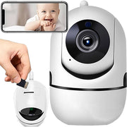 Trade Shop - Telecamera Wi-fi Videocamera Di Sorveglianza Rotazione 360° Ip Cam Baby Monitor -