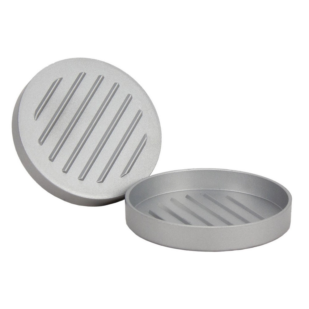 Pressa per hamburger in alluminio antiaderente 12x12x8.5cm