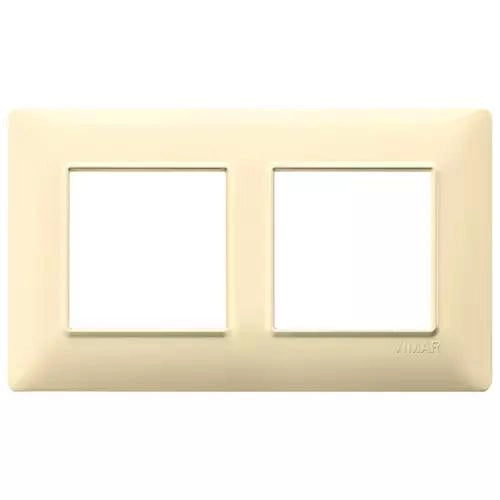 VIMAR PLANA - PLACCA 4M (2+2) INT57 CREMA