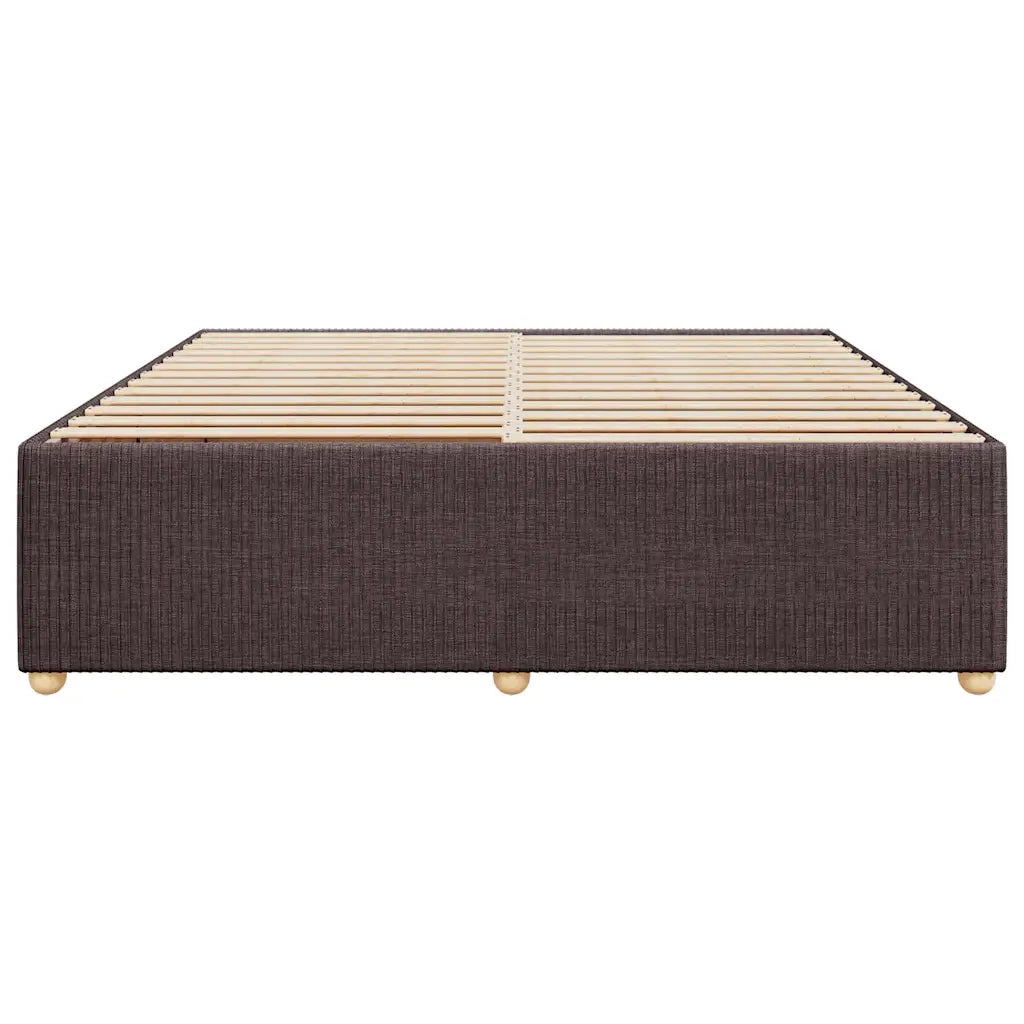 Giroletto senza Materasso Marrone Scuro 180x200 cm Tessuto 3284959