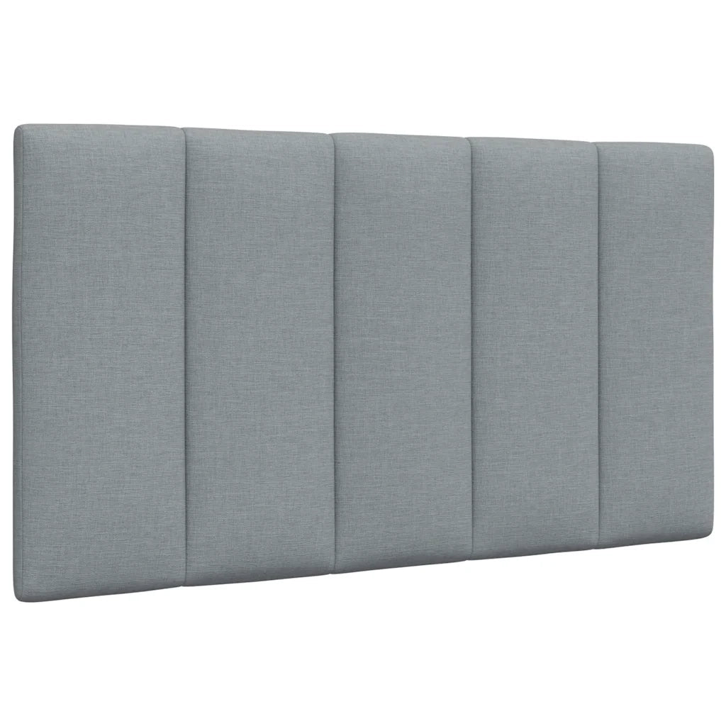 Letto con Materasso Hanko Grigio Chiaro 90x190 cm in Tessuto 3310496