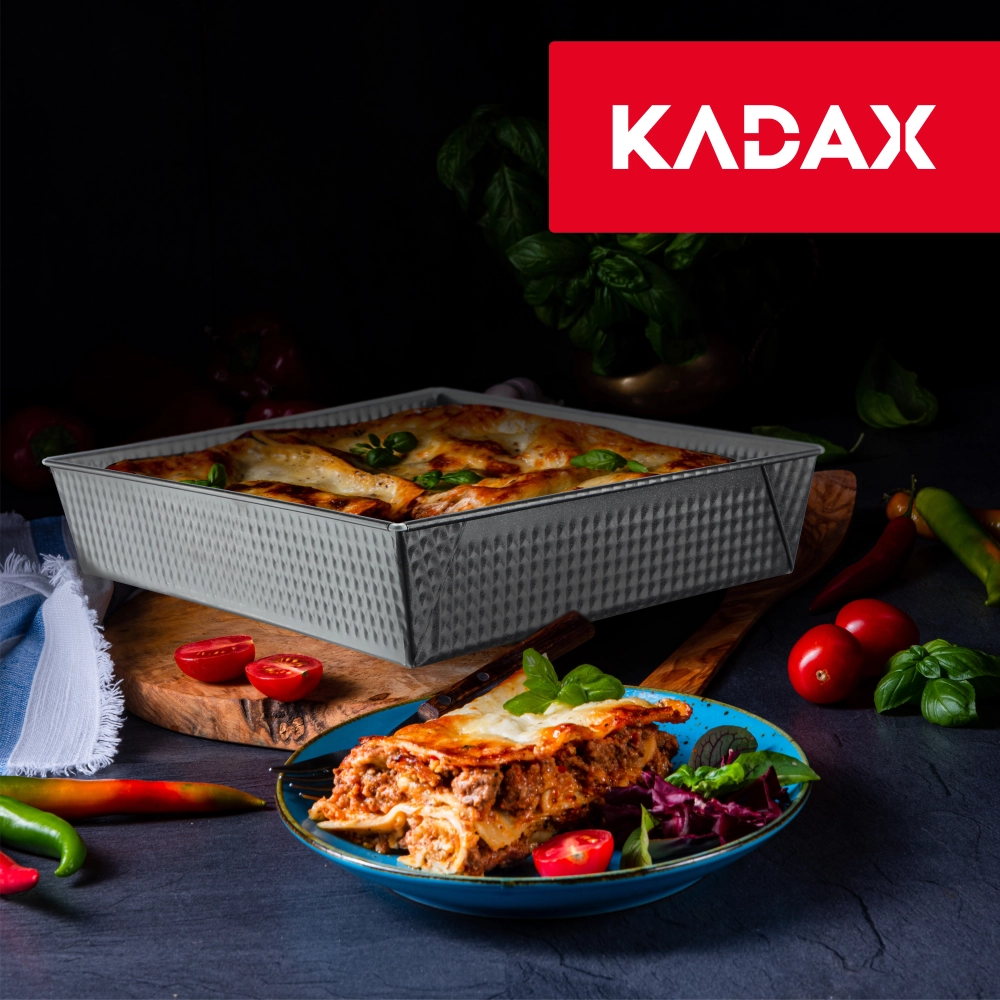 Teglia rettangolare antiaderente per torte KADAX 30x25x6