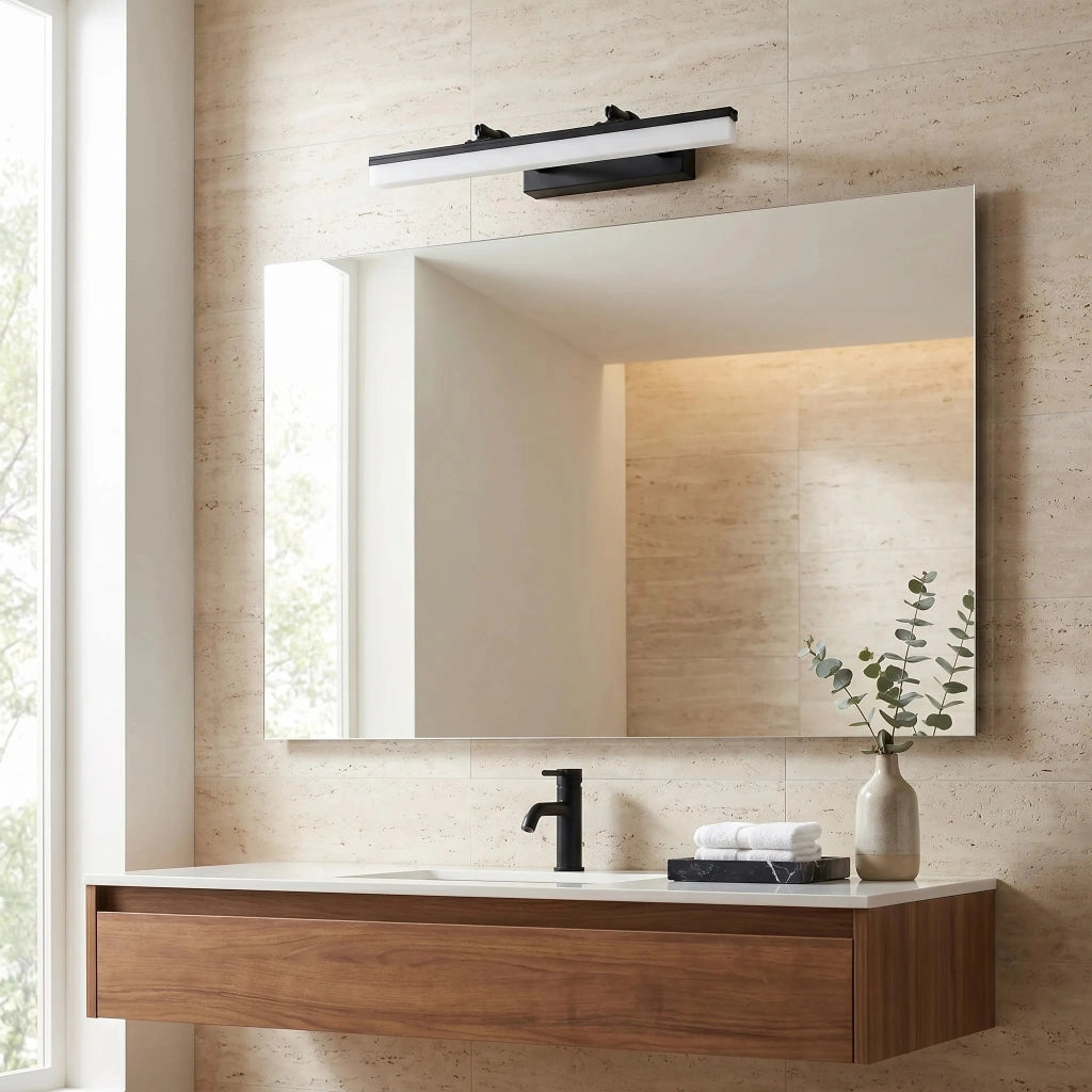 Applique Da Bagno Led APP1878-1W 40cm Black