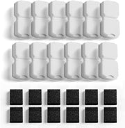 Filtro per Fonte per Gatti - 12 Filtro a Carbonio - 12 Filtro a Schiuma - Multiplo Filtro - Fonte per Gatti per Gatti - Soddisfa le Esigenze di Rimpiazzo per 6-8 Mesi